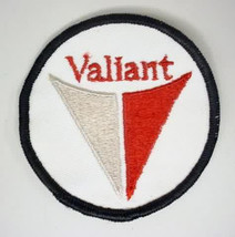 Plymouth VALIANT round logo.  vintage jacket patch.  mint - $12.50