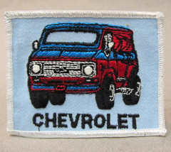 CHEVROLET CUSTOM VAN  vintage jacket patch.  mint - $10.00