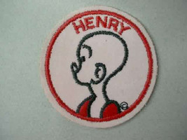 HENRY round cartoon character  vintage jacket patch - £11.17 GBP