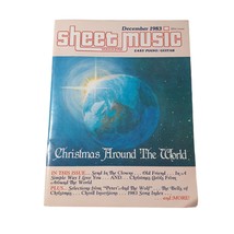 Sheet Music Magazine December 1983 Piano Guitar Easy Listening Christmas - £11.03 GBP