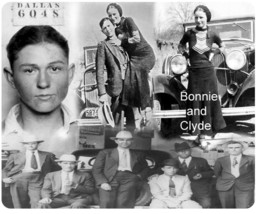 Bonnie and Clyde Mousepad - $12.95