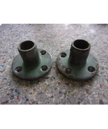 vintage bronze Boat Hand Rail Fittings 90 Degree 7/8&#39;&#39; Round Stanchion B... - $41.69 CAD