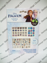 Disney&#39;s Frozen 77 Pc Decorative Nail &amp; Body Art Set - $6.92