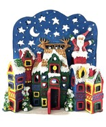 The Magic of Candlelight Handpainted Christmas Holiday Candle Holder - $189.83 MXN