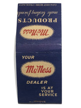 Furst McNess Food Product Vintage 50s Advertising Matchbook Cover Matchbox - £6.45 GBP
