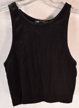 Zara Womens Crop Tank Top Black/Pink S Lot of 3 - $19.80