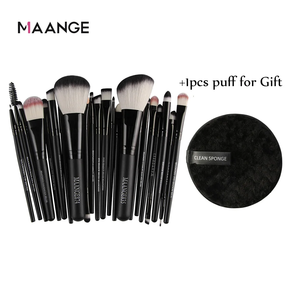 Eup brushes set 1pcs makeup puff powder foundation eyeshadow eyeliner lip make up brush thumb200