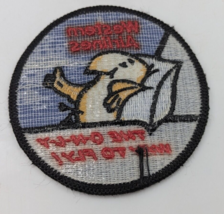 Vintage Western Airlines Wally Bird Mascot Patch - The Only Way To Fly! image 3