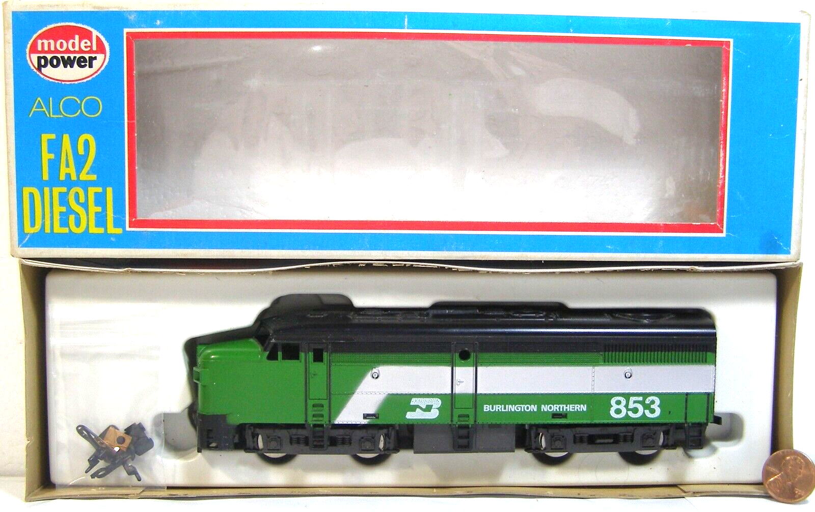 Model Power HO Model RR FA2 Diesel Locomotive Dummy Burlington Northern ... - $24.95