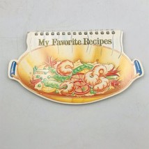 VTG My Favorite Recipes Book 8.25&quot; x 4.5&quot; Shaped like a Wok w/ Shrimp &amp; Beans - £4.63 GBP