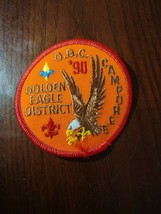 1990 Golden Eagle District Boys Scout Patch - £23.86 GBP
