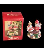 Raggedy Bears Musical Christmas Decor Kisses 1999 Dillards Exclusive Mus... - £16.59 GBP
