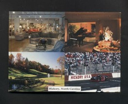 Postcard Hickory NC Speedway Rock Barn County Club Catawba County NASCAR - $4.59