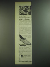 1974 Norm Thompson Deer Mocs Shoes Ad - A lasting testimony to the word comfort - £14.46 GBP