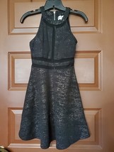 Emerald Sundae Multi-colored Sparkle Black&amp;Mesh Cocktail Dress Size Small - £13.45 GBP