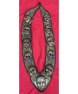 Tibetan Buddhist ~ Bon Shaman 11 Wrathful Deity Brocade Temple Wall Hanging - $300.00