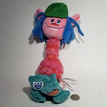 Build A Bear BAB Dreamworks Trolls Cooper Plush Doll 12&quot; Toy Pink Green Blue - £13.50 GBP