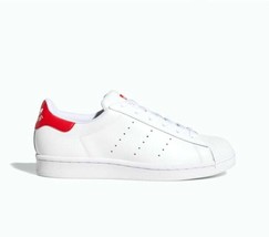 Adidas Women&#39;s Superstar Stan Smith Sneakers White Scarlet FX4726 Size 10 - £54.34 GBP