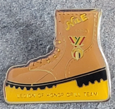 1990 Masonic Shriners Legion of Honor Drill Team Nile Boot Vintage Lapel... - £8.00 GBP