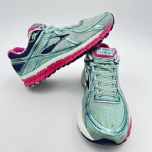 Brooks Adrenaline GTS 16 Women&#39;s 9 M Athletic Running Shoes Teal Pink Sneakers - £26.08 GBP