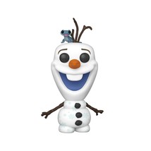 Funko Pop! Disney: Frozen 2 - Olaf with Fire Salamander, Multicolor, 3.75 inches - £25.71 GBP