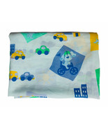 Vintage Dan River Blues Clues Twin Flat Sheet Cutter Craft Fabric Cars B... - $21.46 CAD