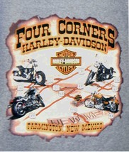 Harley Davidson XL mens Gray T-Shirt 2016 Four Corners of Farmington New... - $15.95