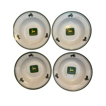 Set of 4 Gibson John Deere Dinner Bowls 8.75&quot; New Tractor soup bowl - $34.65