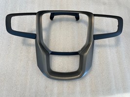 OEM Denali black &amp; gray brushed steering wheel insert trim 2019+ Sierra.... - $10.81