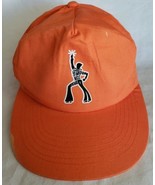 Vtg Saturday Night Fever Movie Promotion Hat Travolta Brow Flap Orange  USA - $66.22