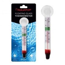 AQUATOP Floating Glass Aquarium Thermometer with Suction Cup Mount - Eas... - €3,05 EUR