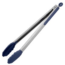 600 Heat Resistant Kitchen Tongs: 16 In Extra Long Large Silicone Cooking Tong W - £25.57 GBP