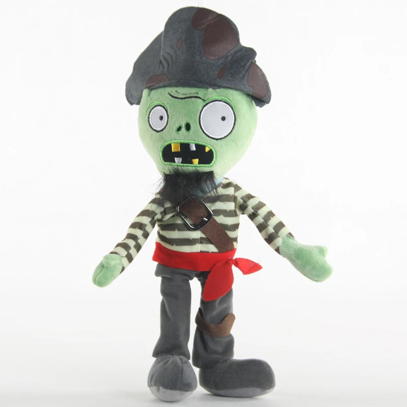 1pcs 30cm Plants vs Zombies Plush Toys Doll PVZ Swashbuckler Zombies Stuffed - £11.26 GBP