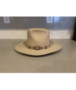 Golden Gate Hat Company Hoot Gibson Western Tan Wool Felt Cowboy Hat Size 7 - £29.01 GBP