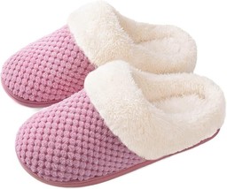ULTRAIDEAS Women&#39;s Comfy Coral Fleece Slippers with Memory Foam XLarge (11-12) - £15.14 GBP