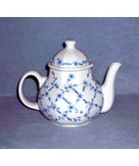 Toscany Collection Blue and White Floral Teapot w/ Lid - $14.99