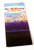 Vintage 1969 Alaska Mt. McKinley National Park Pamphlet Brochure - £9.04 GBP