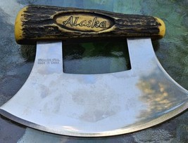 Alaska Stainless Steel Food Chopper Hand Slicer Cutter Designer Handle E... - $12.55