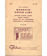 19th ANNUAL BARGAIN PRICE LIST - BEBEE&#39;S 1959 - $13.60 CAD
