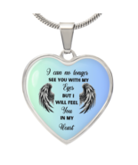 No Longer Seen, Forever Felt – Memorial Necklace – In Loving Memory Hear... - $77.11 CAD+