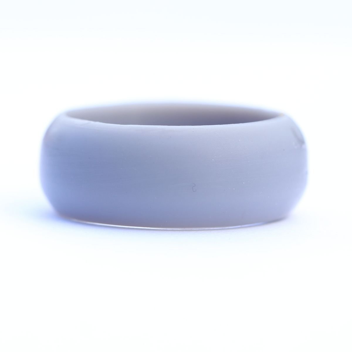 Mens Light Gray Silicone Ring Size 10 - $2.96