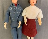 Vintage Sears Roebuck Toys 1970&#39;s The Brown Family Dollhouse Figures Mom... - £15.87 GBP