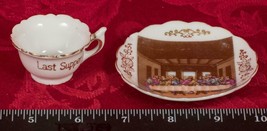 Vintage Tea Cup &amp; Saucer The Last Supper mbh - $57.99