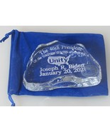 Biden 46th Unity Limited edition CRYSTAL PAPERWEIGHT made in USA - $28.71