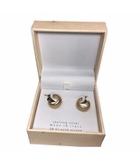Mia Fiore 18K Gold Plated Over Sterling Silver Earrings Made in Italy NE... - £35.37 GBP