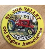 2004 St Joe Valley Old Engine Association Pinback Button Tractor Pin Jon... - $7.77 CAD