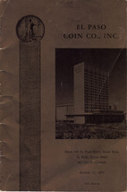 EL PASO COIN CO., INC. 1972 - $9.95