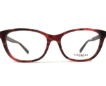 Coach Eyeglasses Frames HC6180 5658 Milky Wine Tortoise Gold Red 54-16-140 - $89.09