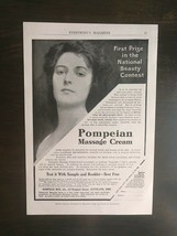 Vintage 1907 Pompeian Massage Cream Full Page Original Ad - $6.64
