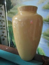 Zanesville Stoneware YELLOW Floor Vase 37 Y- MARIA RUBEL BLUE GLOBE VASE... - $175.99